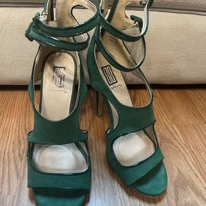 Green Sandal Heels